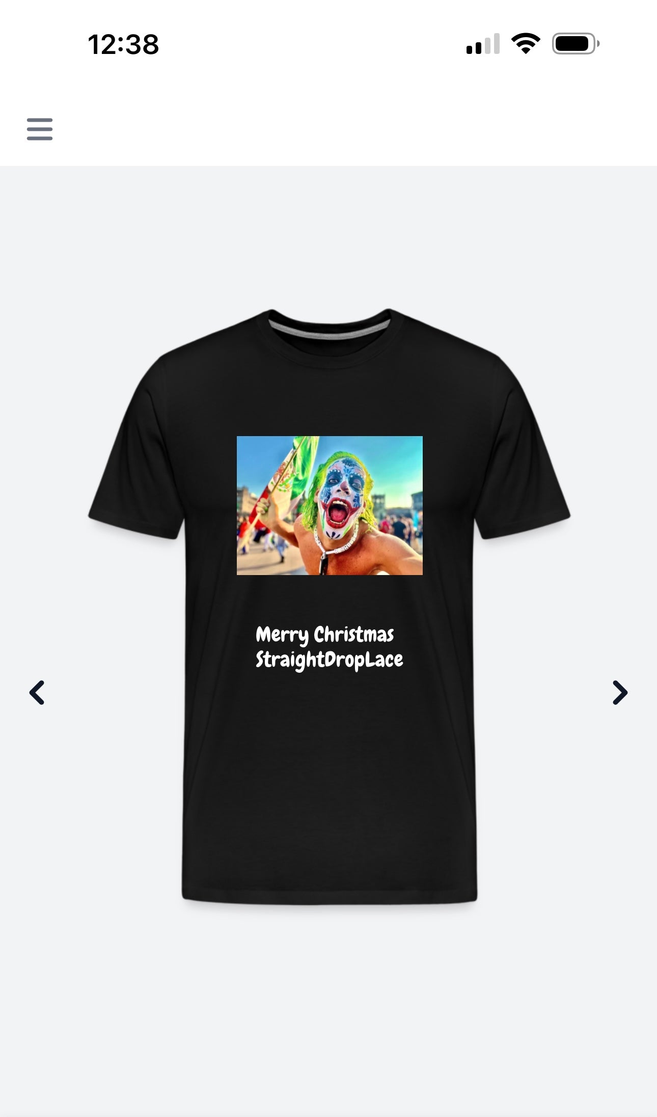 Merry Christmas black t-shirt