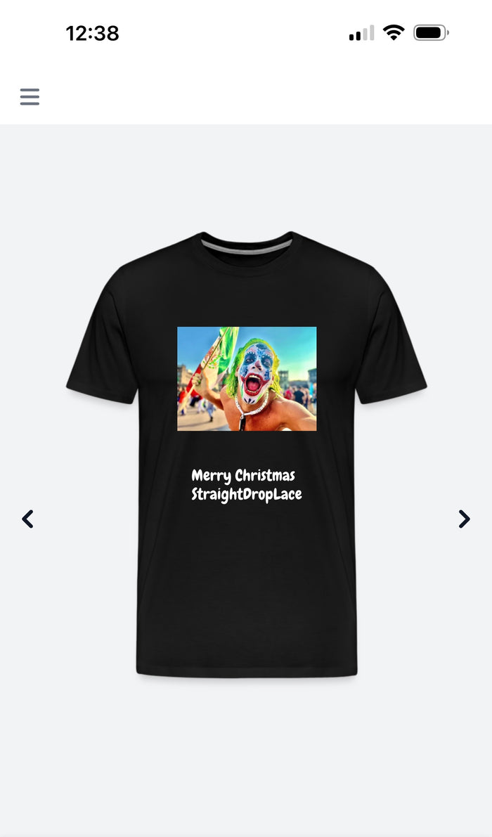 Merry Christmas black t-shirt