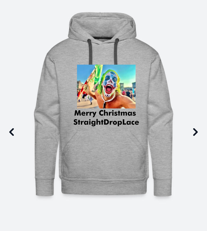 Straightdroplace merry Christmas hoodie